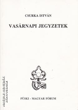 Csurka István - Vasárnapi jegyzetek ANTIKVÁR
