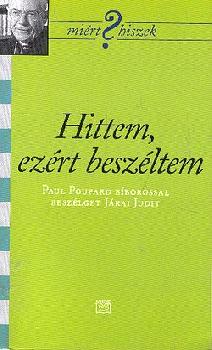 Paul Poupard - Hittem, ezért beszéltem