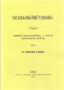 Szabadkőművesség - dr. Bartha Tamás