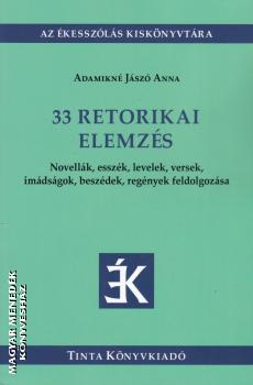 Adamikné Jászó Anna - 33 retorikai elemzés