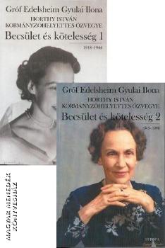 Gróf Edelsheim Gyulai Ilona - Becsület és kötelesség - a két kötet együtt