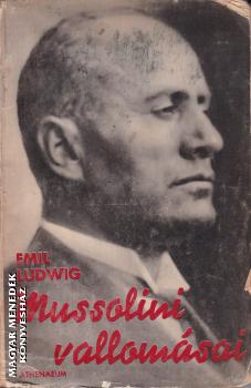 Emil Ludwig - Mussolini vallomásai - ANTIKVÁR