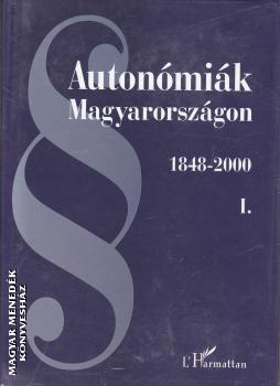 Gergely Jenő szerk. - Autonómiák Magyarországon I-II-III.