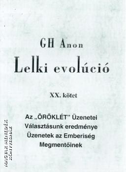 GH Anon - Lelki evolúció XX. Kötet