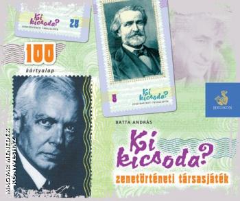 Társasjáték - Ki kicsoda? Zenetörténeti társasjáték (100 kártyalap)