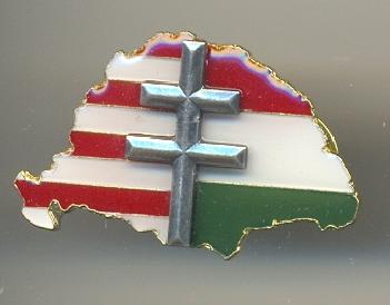Kit�z� - Nagy-Magyarorsz�g �rp�ds�vval kett�s kereszttel kit�z�