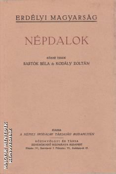 Bartók Béla Kodály Zoltán - Népdalok ANTIKVÁR