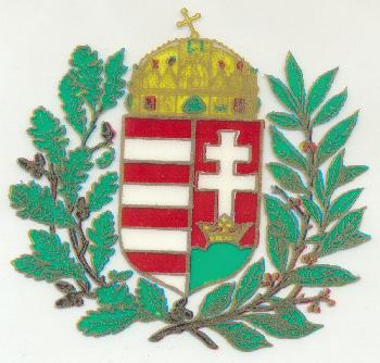 Ablakkép - Ősi motívumaink - címer babérkoszorúval
