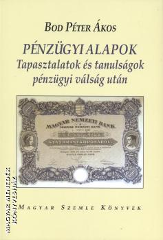 Bod Péter Ákos - Pénzügyi alapok