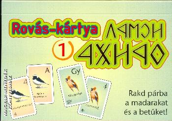 Rumi Tamás - Rovás-kártya - Rakd párba a madarakat és a betűket
