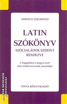 Simonyi Zsigmond - Latin szókönyv