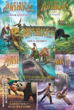 Brandon Mull - Maggie Stiefvater - Garth Nix - Shannon Hale - Tui T. Sutherland - Spirit Animals - Szellem�llatok CSOMAG 1-5. ANTIKV�R