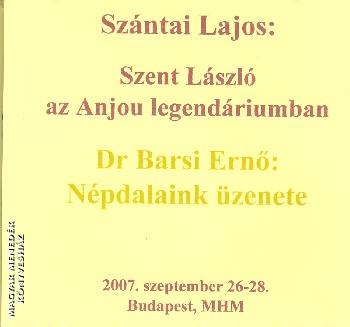 Sz�ntai Lajos - Szent l�szl� az Anjou legend�riumban