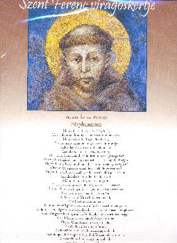  - Szent Ferenc vir�goskertje katolikus falinapt�r 2009