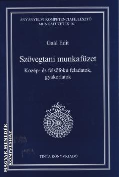 Gal Edit - Szvegtani munkafzet