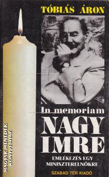 Tóbiás Áron - In memoriam Nagy Imre ANTIKVÁR