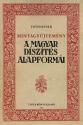 Tth Istvn - A magyar dszts alapformi - mintagyjtemny